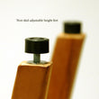 Load image into Gallery viewer, Heavy Fuji-I Teak Shower Bench or Pool Side Bench Chair Height Stool