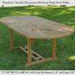 Load image into Gallery viewer, Hawken teak double extension Outdoor Oval table (AVAILABLE IN 3 SIZES)