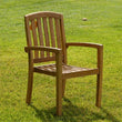 Load image into Gallery viewer, Teak Outdoor stacking dining chair with cushion - Java