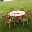 Load image into Gallery viewer, Teak Outdoor stacking dining chair with cushion - Java