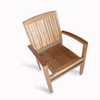 Load image into Gallery viewer, New 9pc Grade-A Teak Outdoor Dining Set-one Double Extension Oval Table 95x40 & 8 Verona Stacking Arm Chairs + cushions