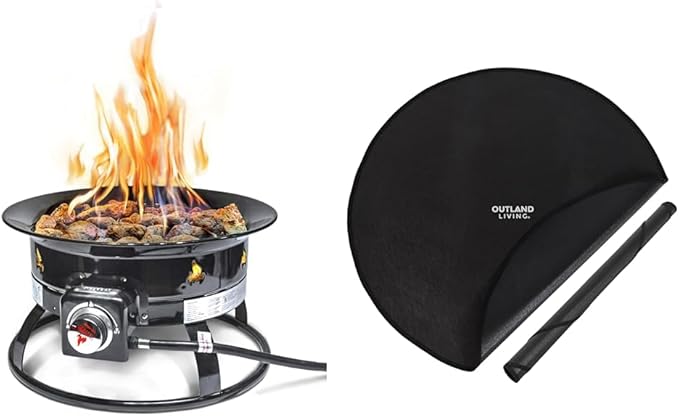 Outland Firebowl Deluxe Propane Fire Pit - Portable Outdoor Campfire