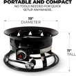 Load image into Gallery viewer, Outland Firebowl Deluxe Propane Fire Pit - Portable Outdoor Campfire
