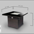 Load image into Gallery viewer, Outland Living 410 Series 36-Inch Espresso Brown Fire Table
