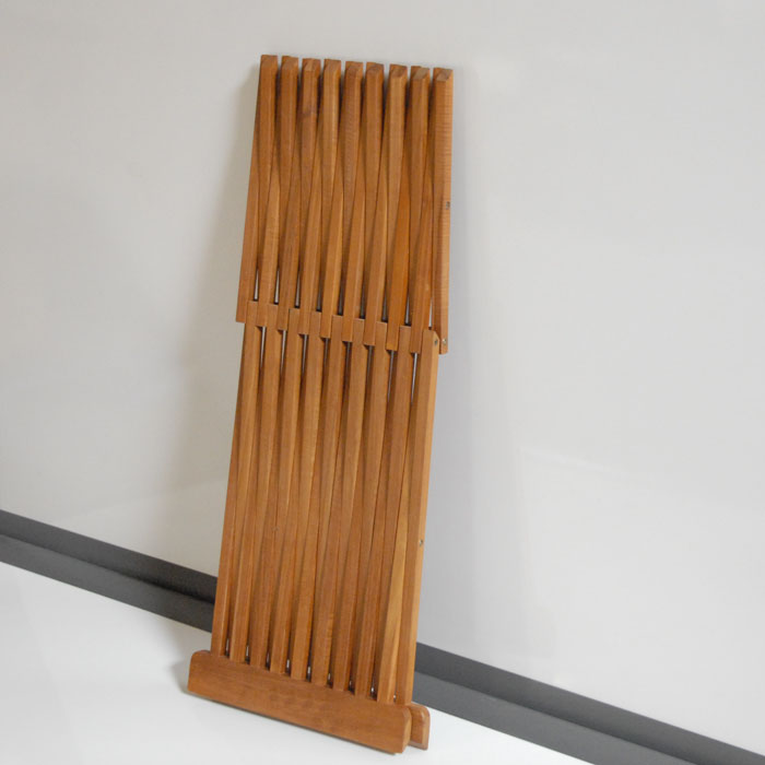 Folding Teak Shower Bench