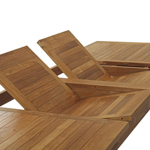 New 9pc Grade-A Teak Outdoor Smith Patio Dining Set for 8- Java Chairs