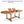 Load image into Gallery viewer, New 9pc Grade-A Teak Outdoor Dining Set-one Double Extension Oval Table 95x40 &amp; 8 Patara Stacking Arm Chairs + cushions
