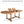 Load image into Gallery viewer, New 11pc Grade-A Teak Outdoor Dining Set-one Double Extension Oval Table 118x40 &amp; 10 Patara Stacking Arm Chairs + cushions
