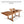 Load image into Gallery viewer, New 9pc Grade-A Teak Outdoor Dining Set-one Double Extension Table 95x40 &amp; 8 Patara Stacking Arm Chairs + cushions

