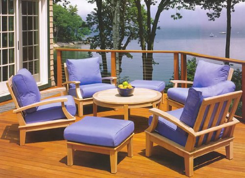 New Teak Custom Deep Seating Conversation Set